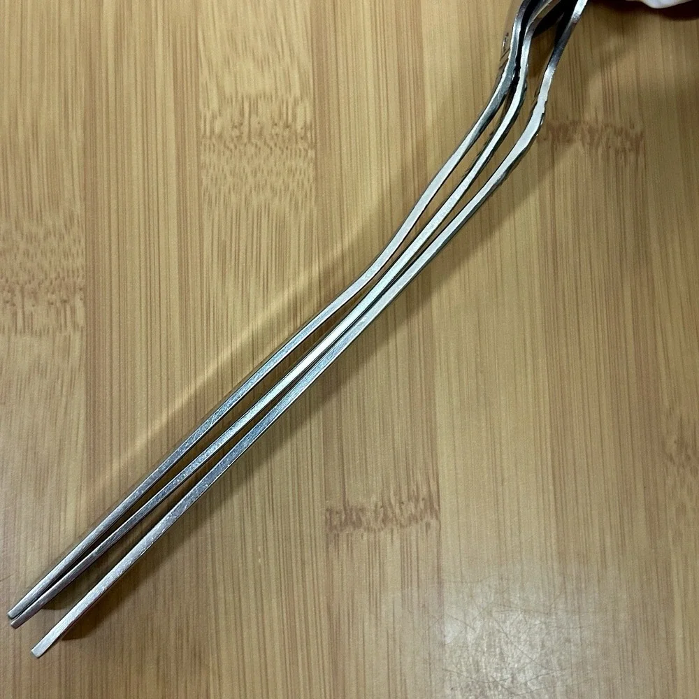 Oneida WM A Rogers Northland Serving Spoon Fork Stainless Steel Vintage 3 pc Set